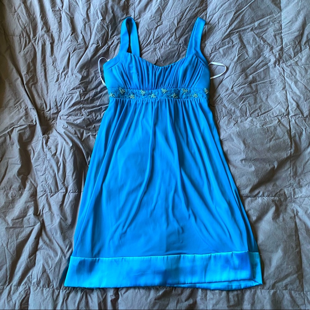 Blue dress